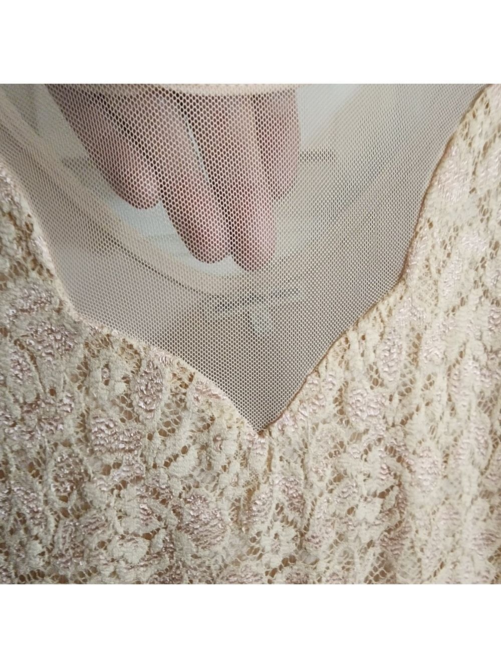 LACE Light Pink Charlotte Russe Mini Dress - Picture 5 of 6